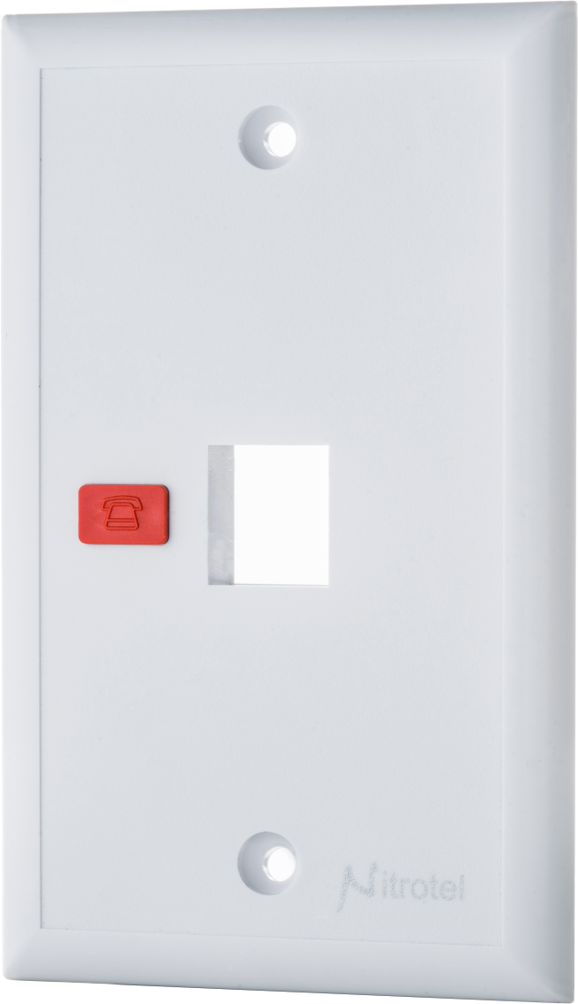 Single-Gang Face Plate with Icons